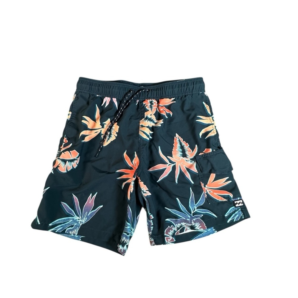 Billabong Board Shorts Mens M Tropical Floral Swim Trunks Bottle Opener